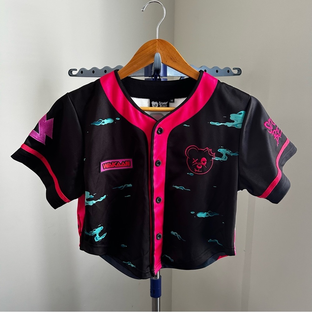 Wakaan x Scummy Bears Crop Jersey - Size M